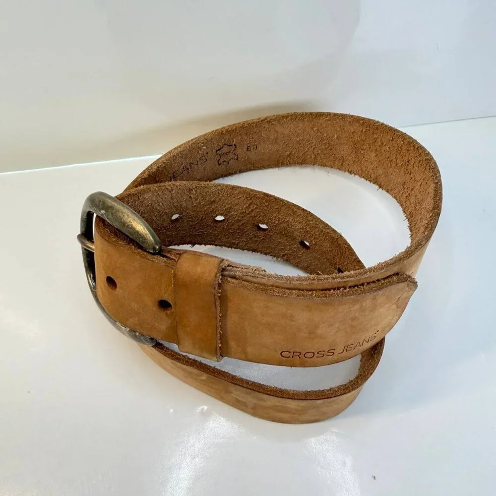 Women’s Cross Jeans Genuine Leather Belt – Size 80 / 96 cm – Made in Germany - Picture 9 of 12